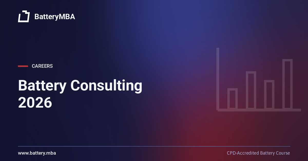 Battery consulting in 2026: day rates and how to become one