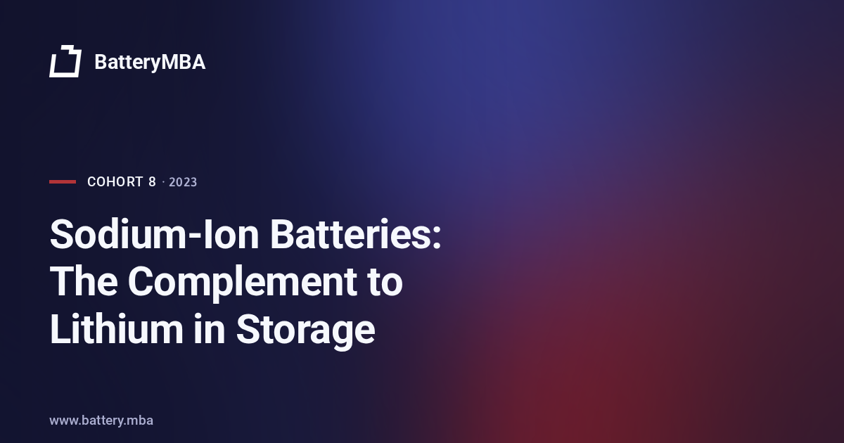 Sodium-Ion Batteries: The Complement to Lithium in Storage